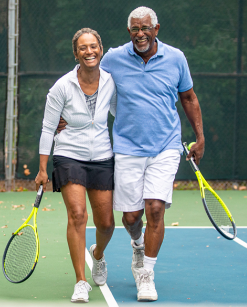 Tennis couple